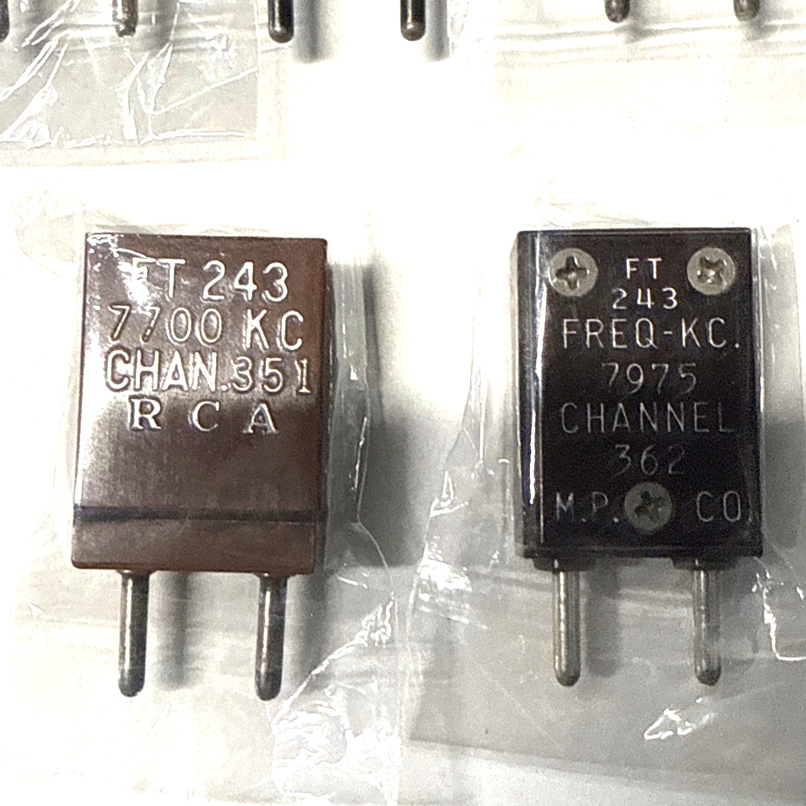 one FT243 quartz crystal from the list below :