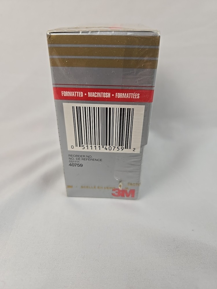 3M High Density Formatted Macintosh DS, HD (10) 3.5" Diskettes