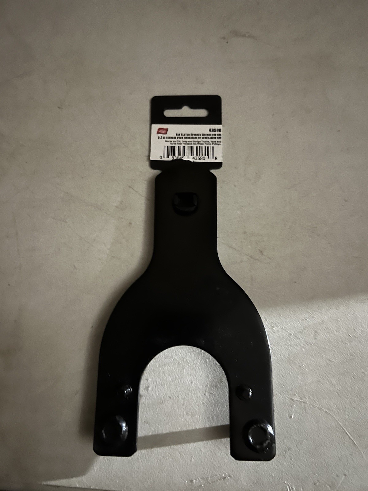 Lisle 43580 Fan Wrench Short for GM or Dodge