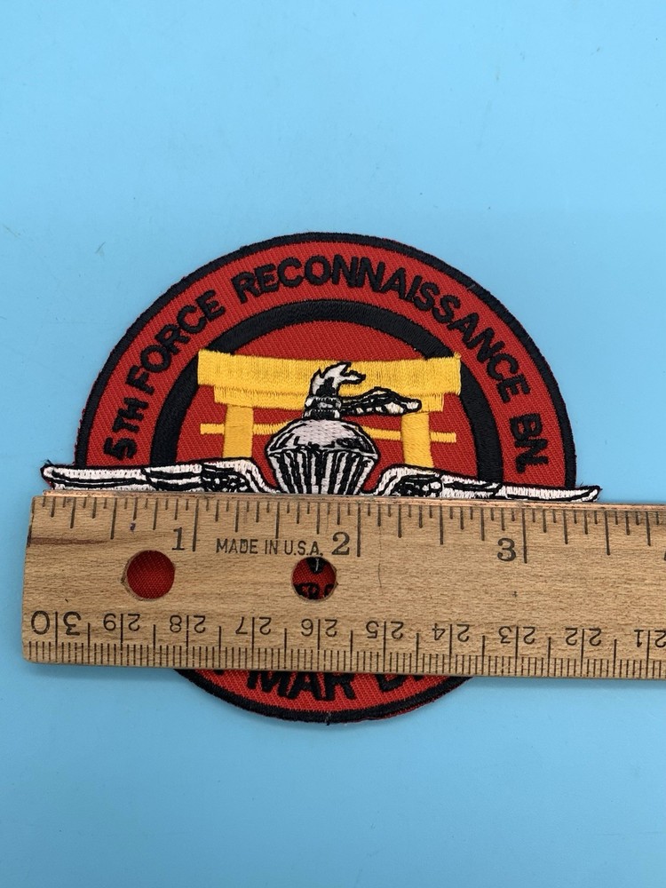 USMC 5th Force Reconnaissance Battalion 3d Mar Div embroidered patch