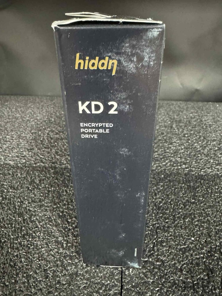 Hiddn Kryptodisk2 KD2 Hardware Encrypted 256GB USB 3.1 External Portable SSD Drv