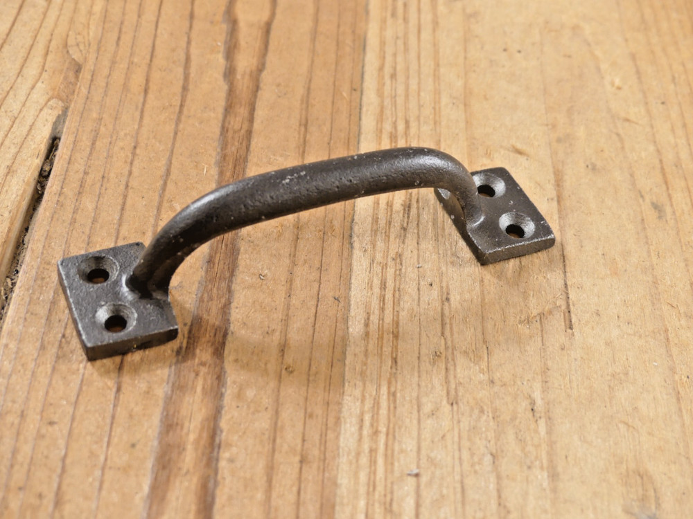 10 Cast Iron Handles Drawer Pulls Small Long Home Decor Kitchen Window Pull Farm