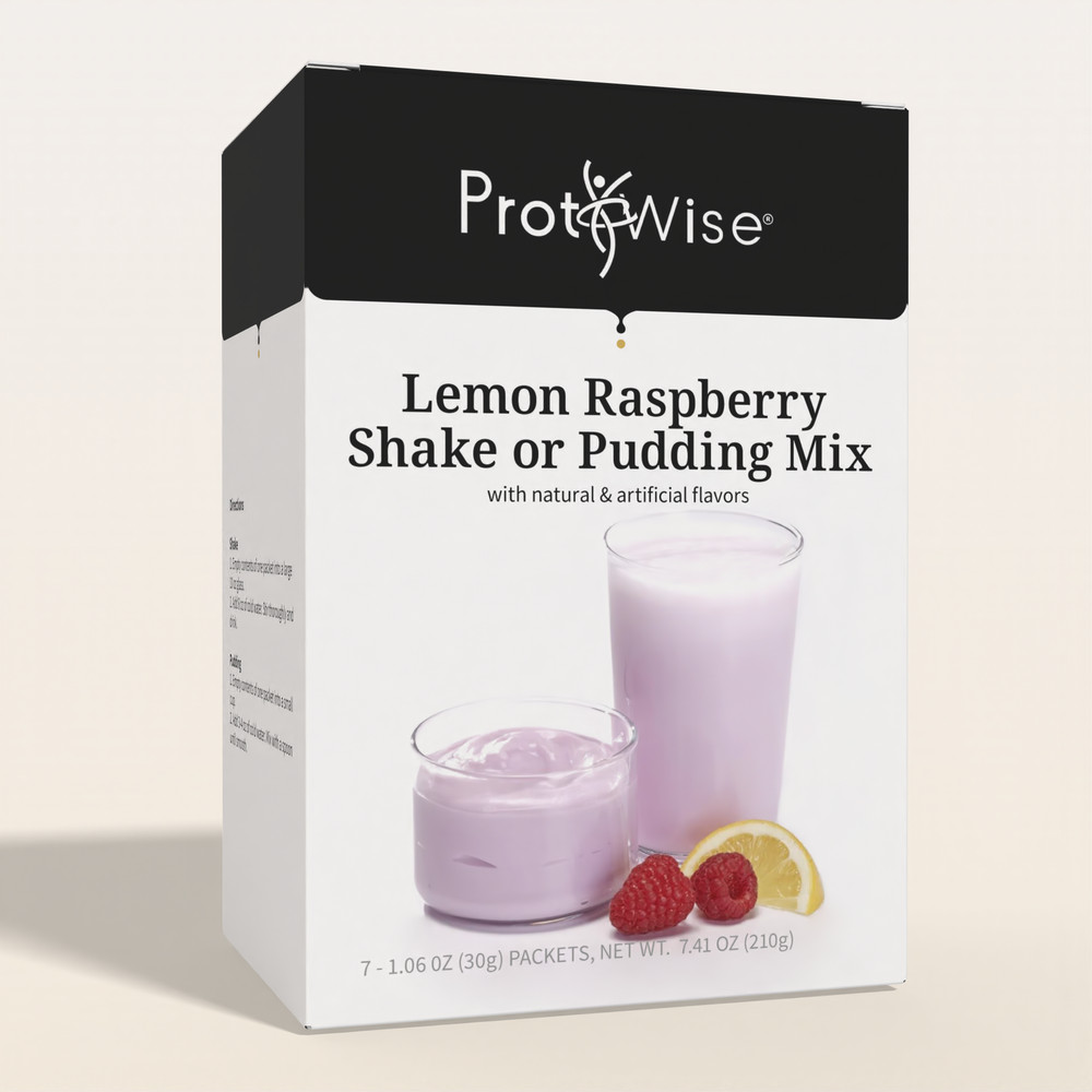 ProtiWise Lemon Raspberry Protein Shakes, Low Carb KETO Friendly Diet 7ct