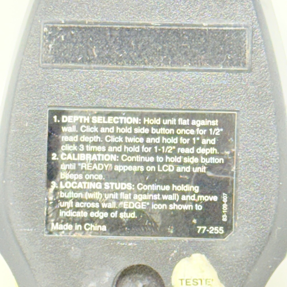 Stanley IntelliSensor Pro Stud Finder Pro 77-255 Surface Material Thickness