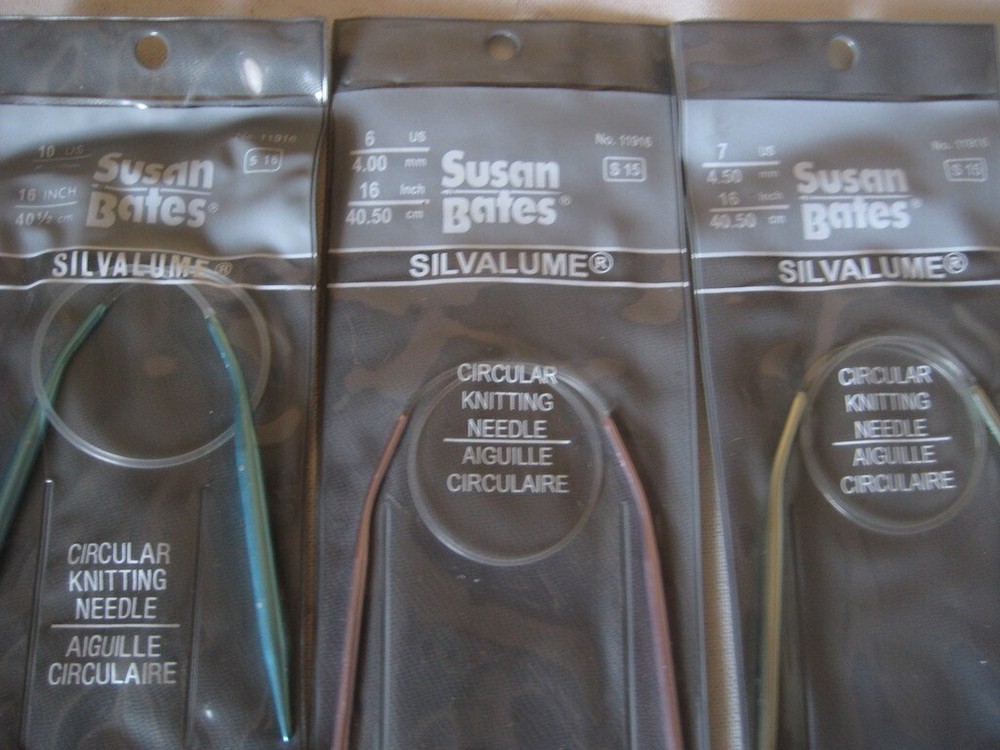 Susan Bates Circular Knitting Needles (10 pieces) Assorted Size