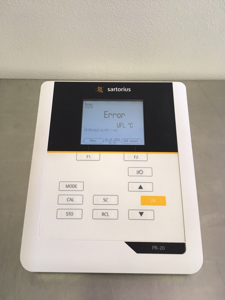 Sartorius PR-20 Benchtop Conductivity Meter Pro 20 Series Pre-owned Nice