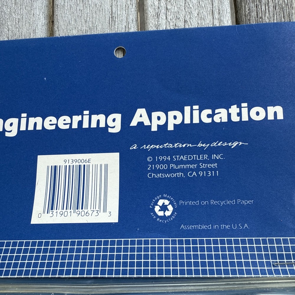 Stadetler Drafting & Design Kit - Engineering Application Vintage 1994 Read