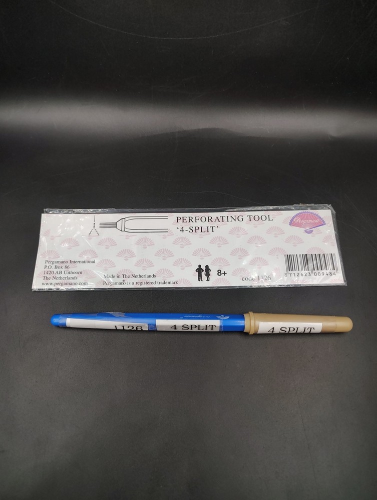 Vintage Pergamano 4 Split Perforating Tool 1126