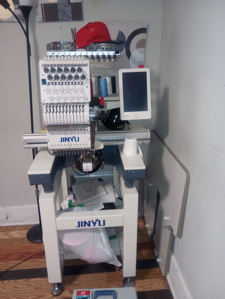 Embroidery Machine Single Head Computerized 12 Needle Hat, Shirt,Etc