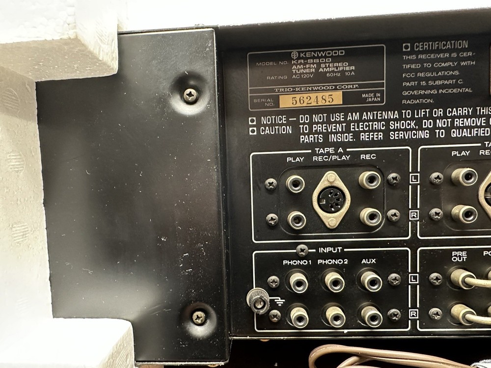 kenwood kr-9600 receiver Mint