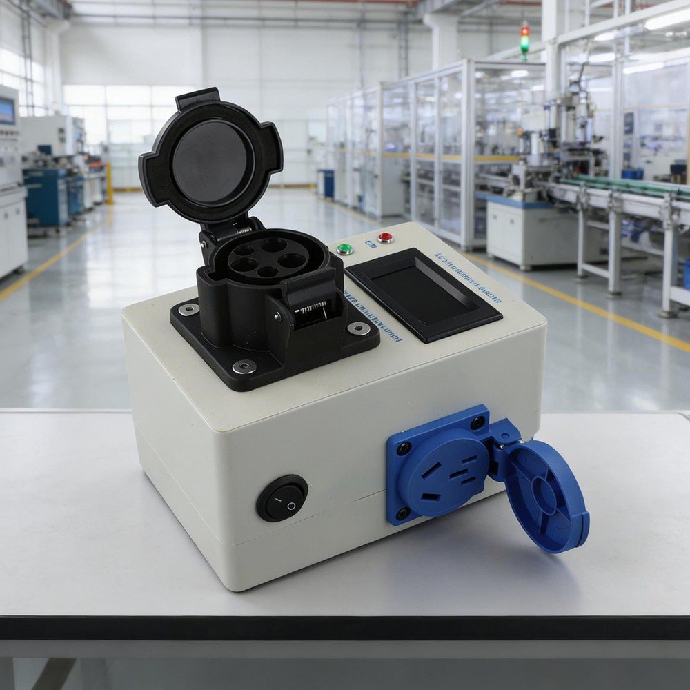AC Charging Pile Simulation Tester for Electric Vehicle Charging Socket Testing