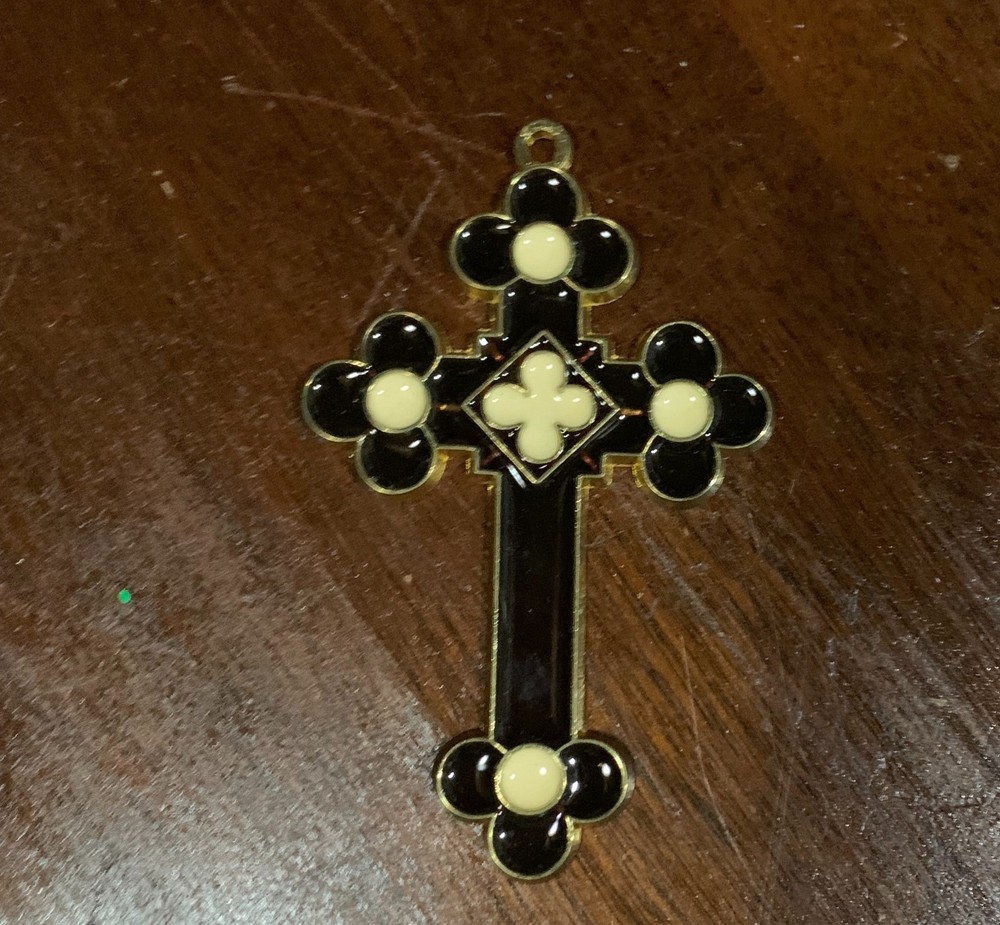 Stained Glass Celtic Cross NICE 5"