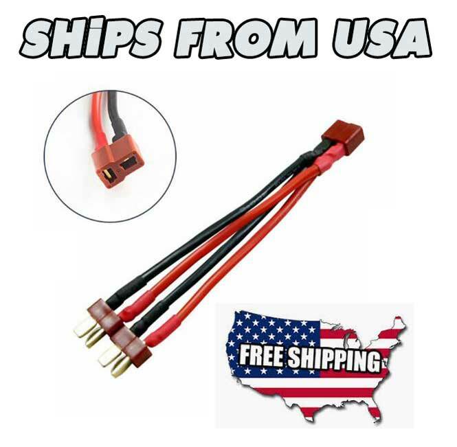Dean's T Plug Y Wire Harness Plug Parallel Battery Pack Connector-BEST QUALITY