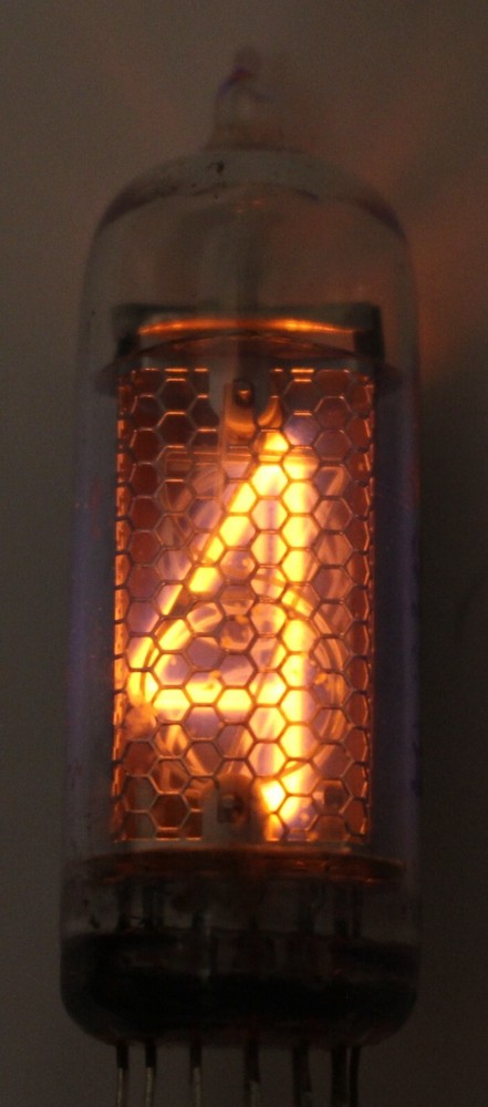 1x IN-14 ИН-14 Soviet Nixie Tubes for Clock / USED / Tested / 100% working / 1pc