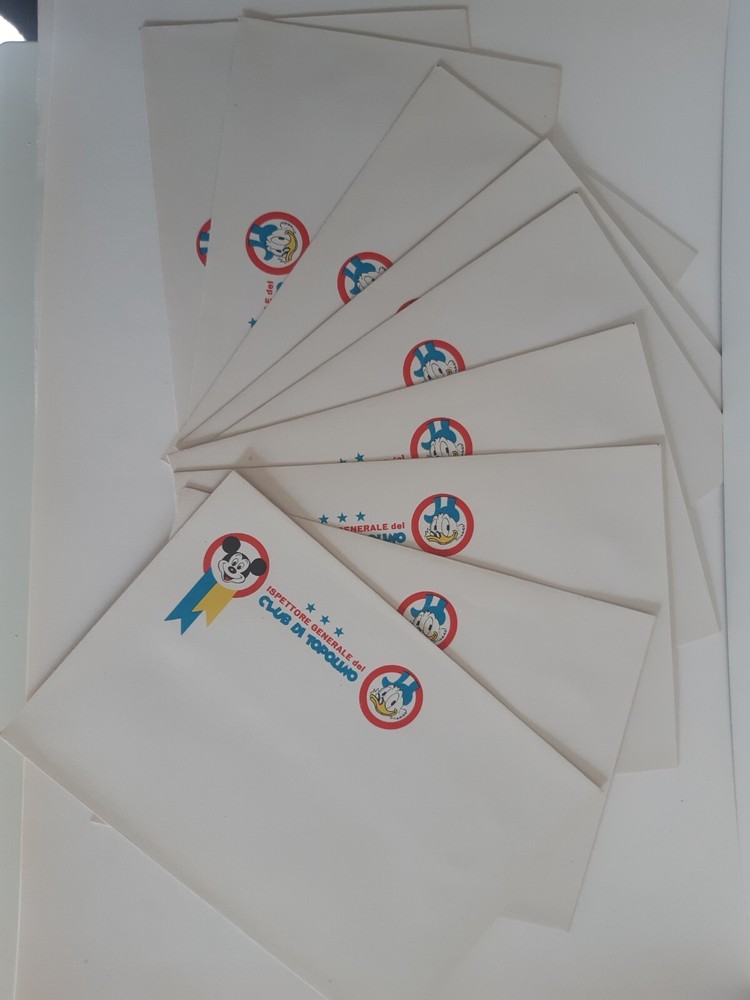 MICKEY CLUB Folder + 9 Header Envelopes INSPECTOR GENERAL 1968 Good