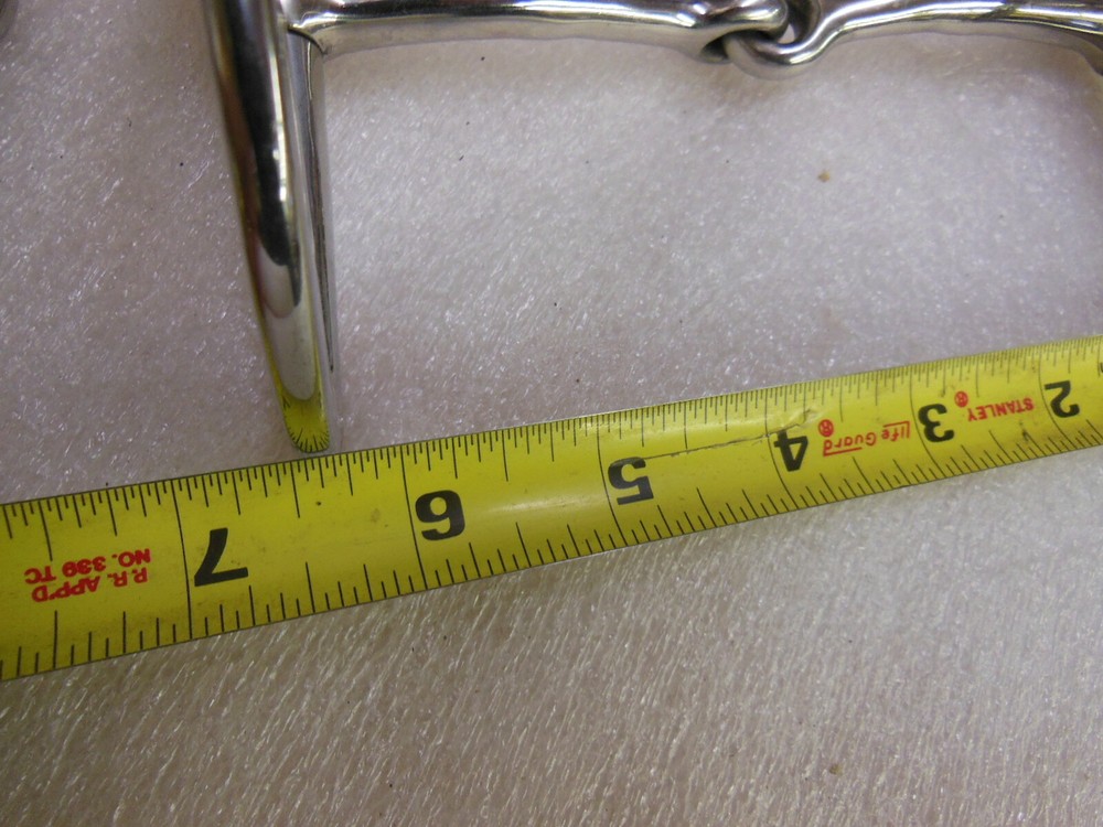 6" SNAFFLE BIT with D-Ring - NEW w/o Tag