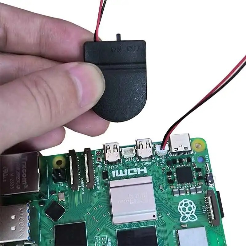 Raspberry Pi 5 RTC Battery Housing With Battery