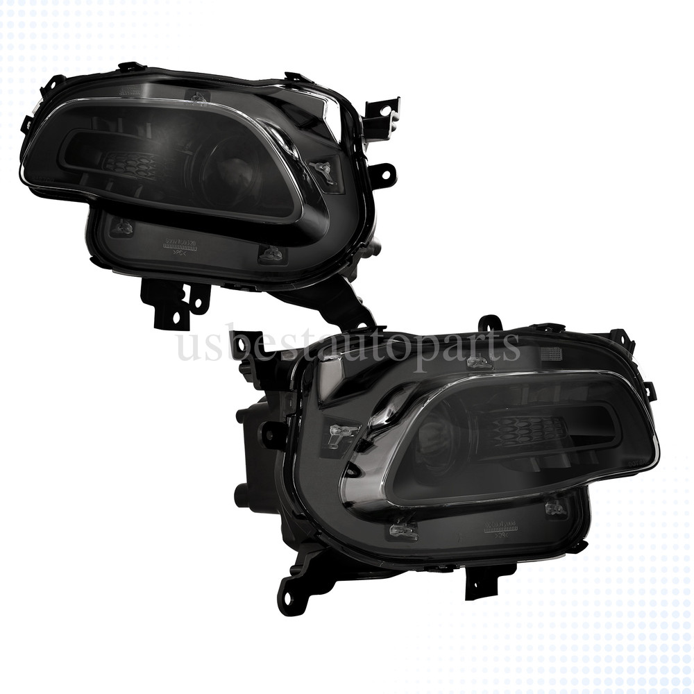 Front Bumper Halogen Headlight Head Lamp Left&Right For Jeep Cherokee 2014-2018