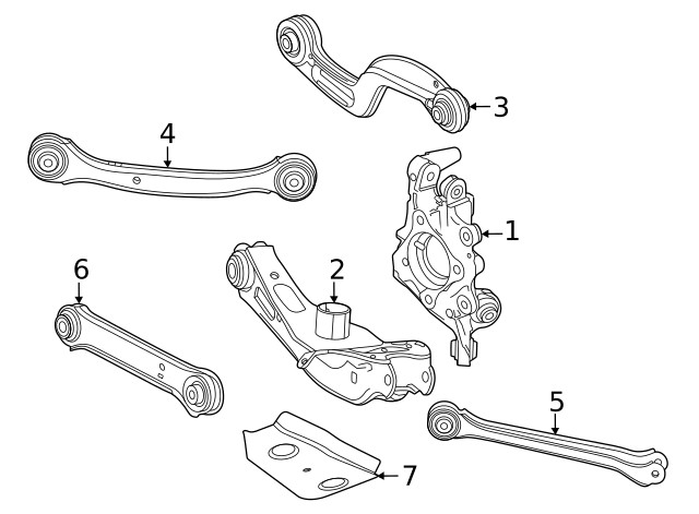 Genuine GM Knuckle 84739341