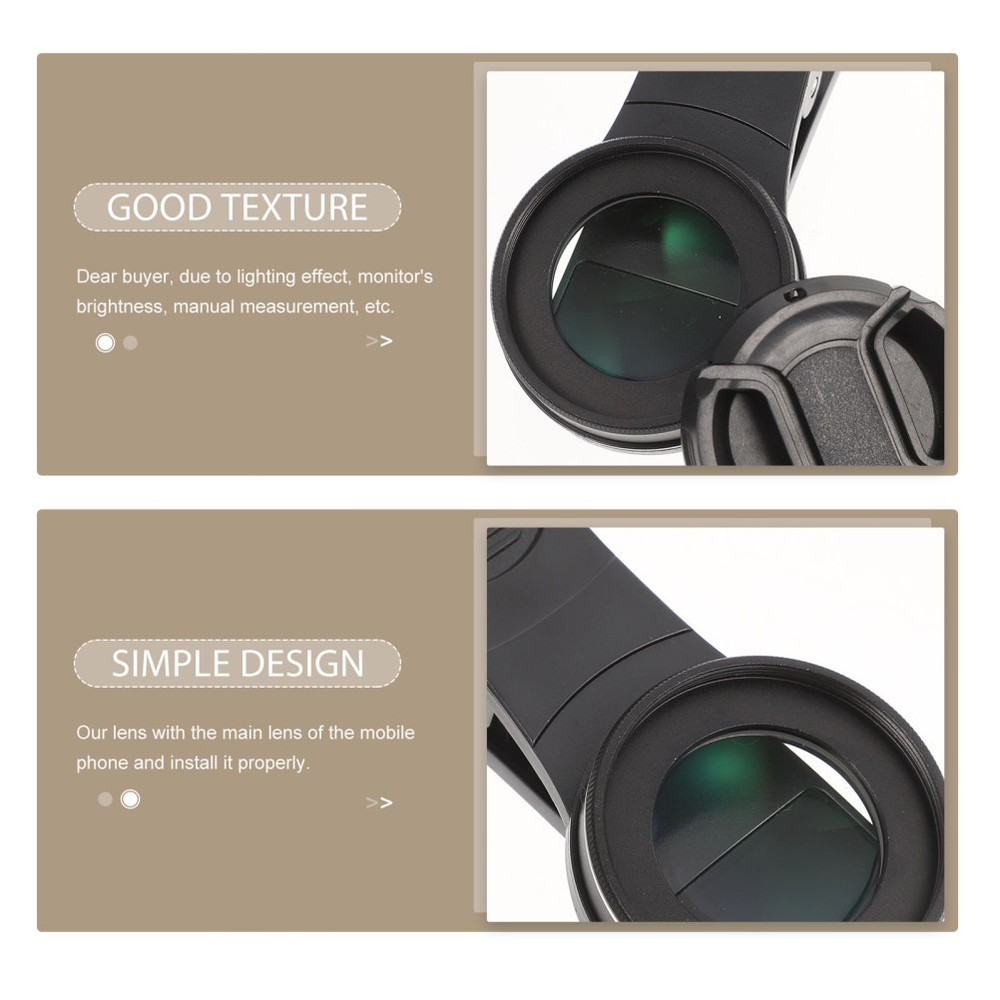 37 Mm Phone Microscope Lens Cell Attachments Camera Optic External