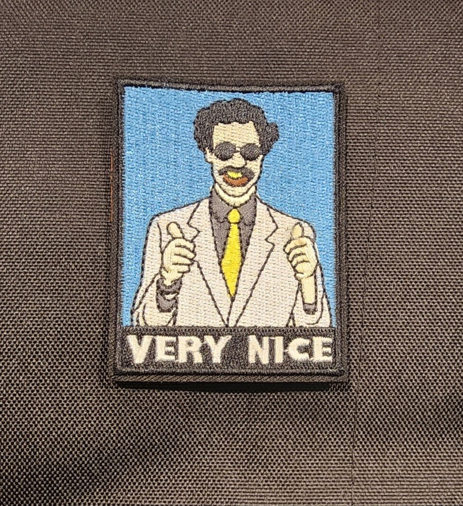 "VERY NICE" Embroidered Morale Patch NEW