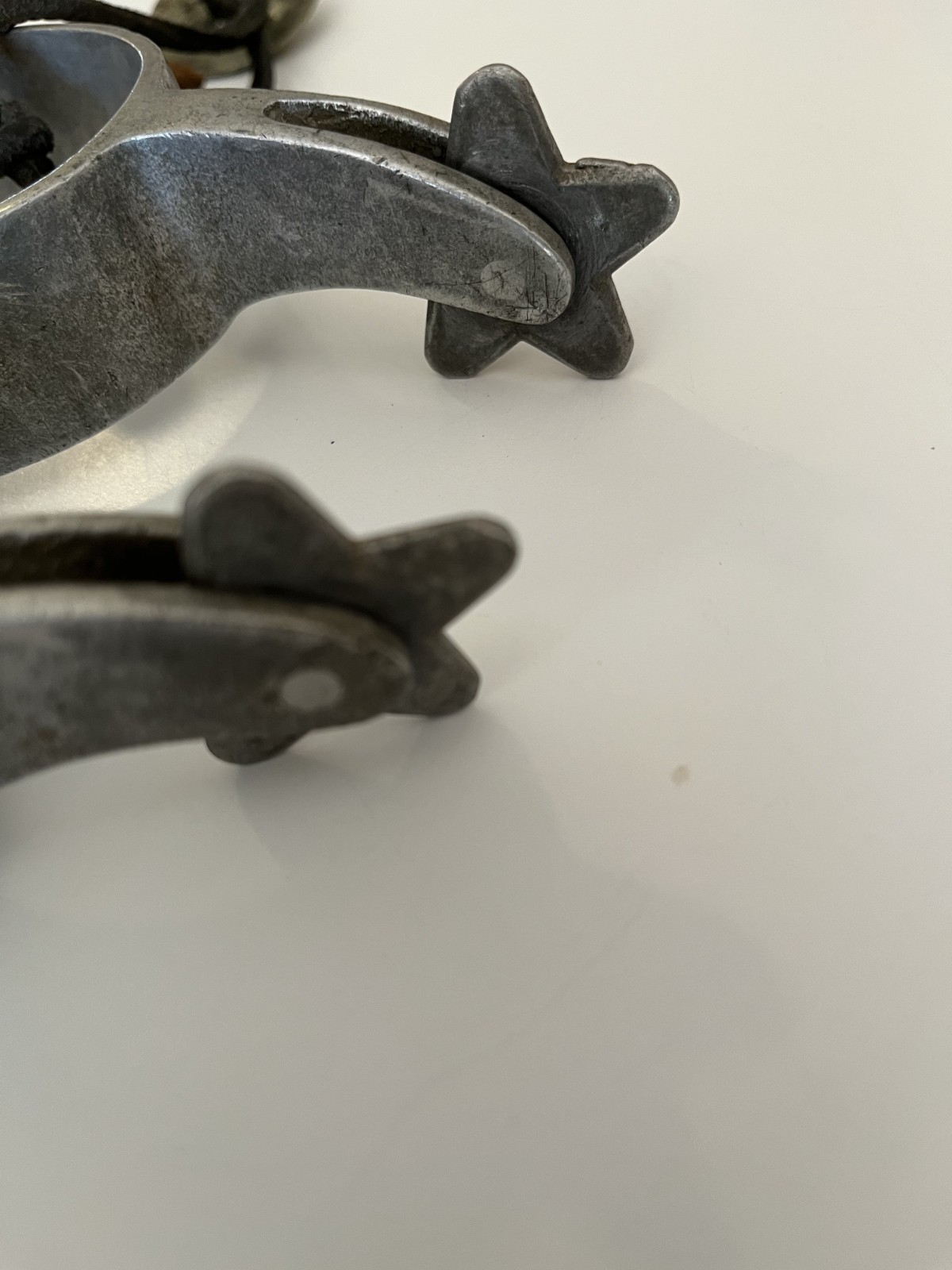 1940's Crockett Airplane Aluminum Cowboy spurs Heavy Duty