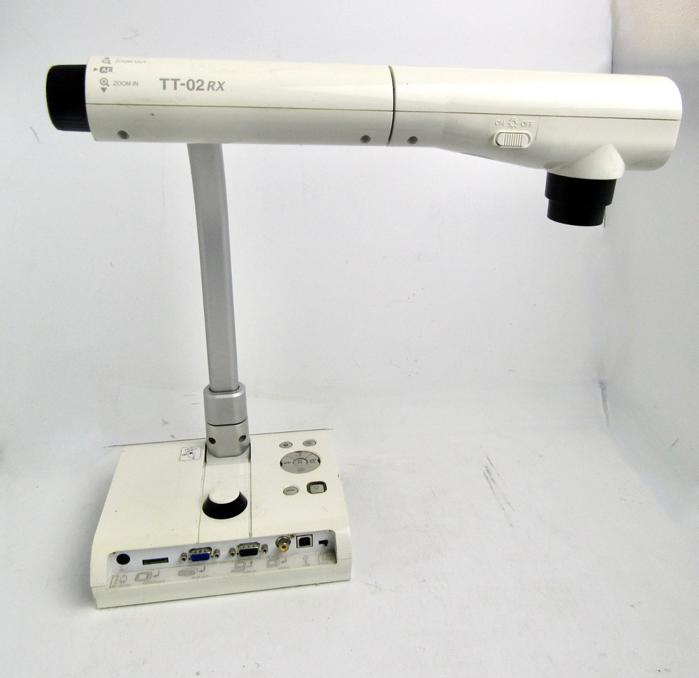Elmo TT-02RX Document Camera Visual Presenter 5.2x Optical Zoom USB VGA NO CORDS