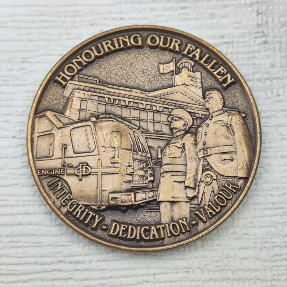 Calgary Fire Dept. Honoring Our Fallen Challenge Coin