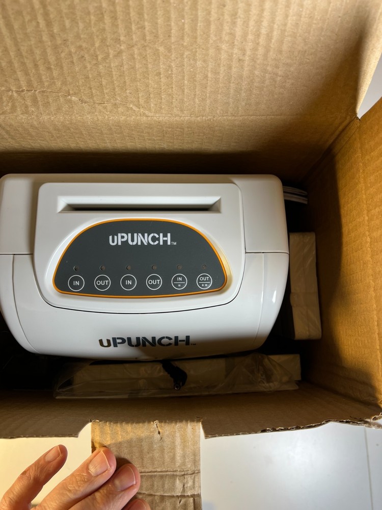 uPunch HN2500 Calculating Time Clock Time-Clock Bundle Complete w Cards Keys etc