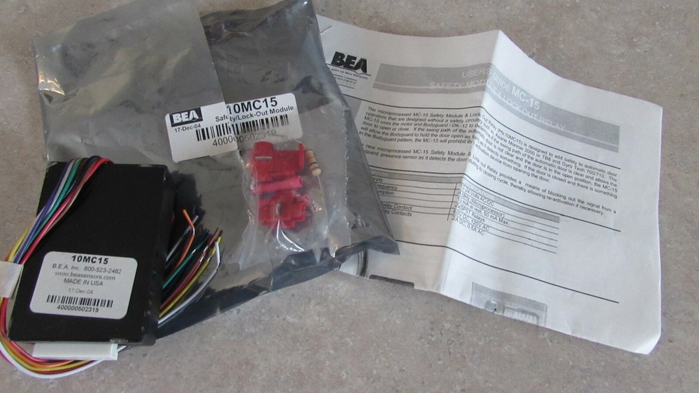 BEA 10MC15 Safety/Lock Out Module for Automatic Doors 60 Day Returns