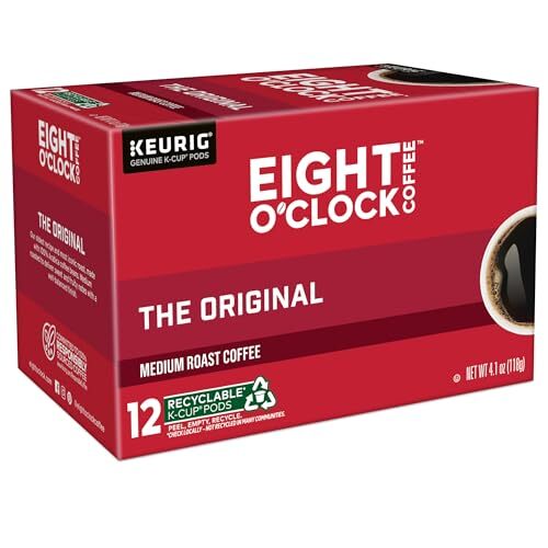 Eight O'Clock Coffee Medium Roast K-Cup Pods 72 Count