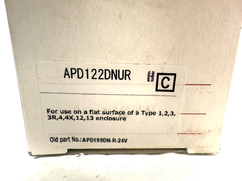 IDEC APD122DNUR 30mm Pilot Light Dome FV 24V Red
