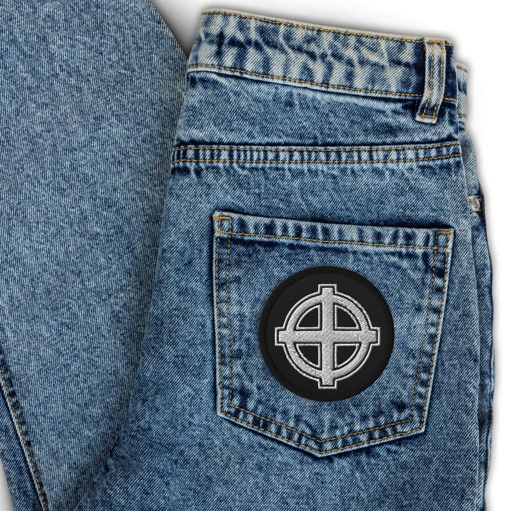 Celtic Cross Embroidered patches
