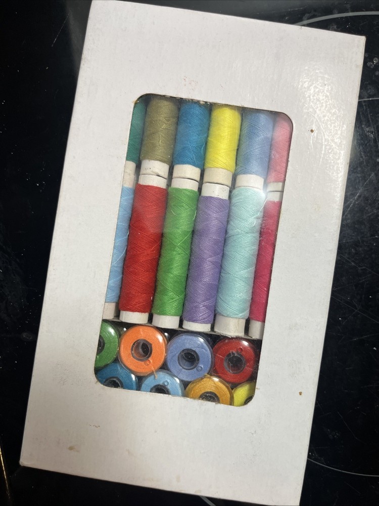 Sewing Machine Thread Kit 32 Colors And 32 Bobbins