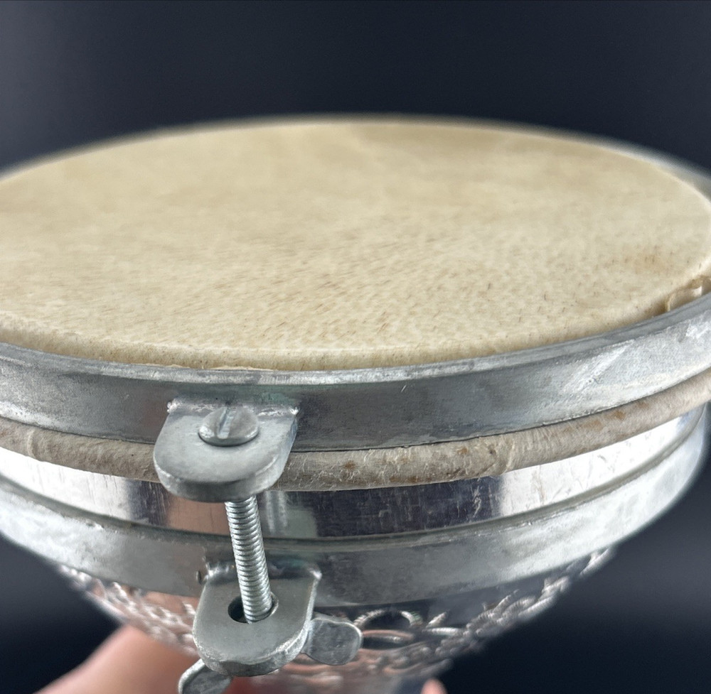 Mid Eastern Single-Head Tunable Aluminum Finger Doumbek 5"x8" /