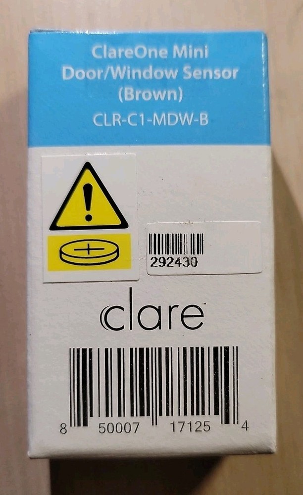 ClareOne Mini Door/Window Sensor Brown CLR-C1-MDW-B