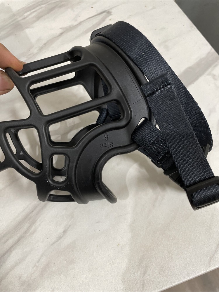 Dog Muzzle, Basket Muzzle Anti Biting Chewing, Large Breed Lightweight size 6