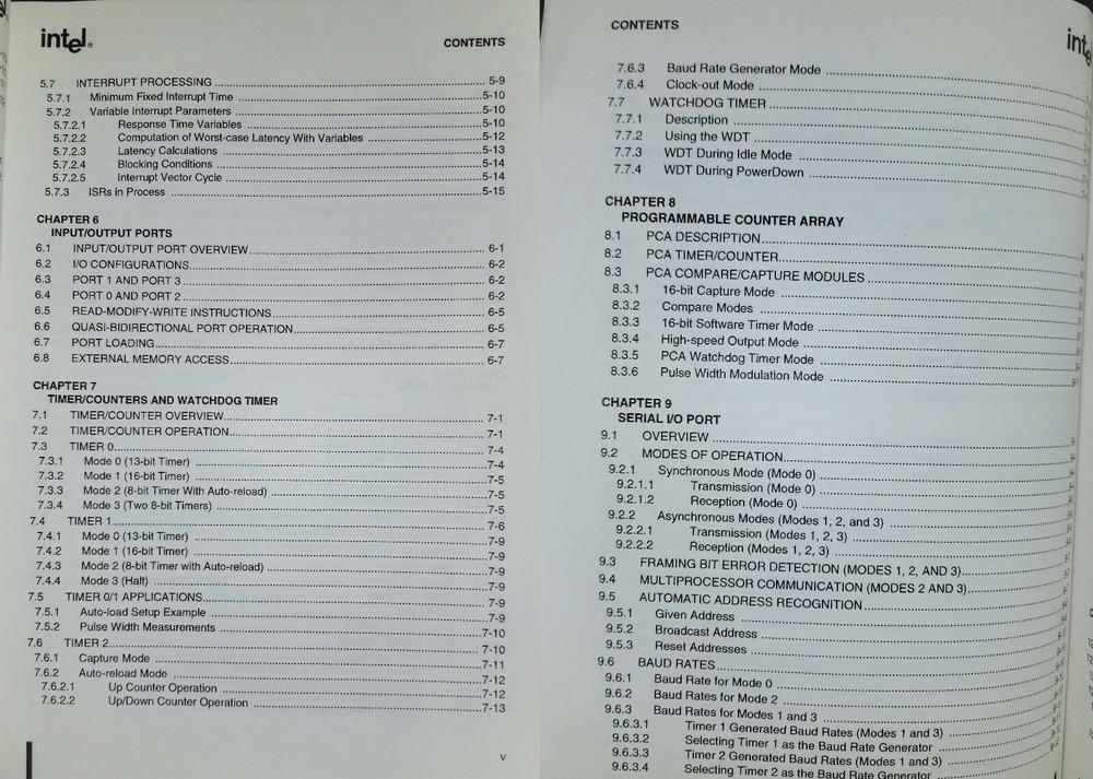 1995 Intel 8XC251SB Embedded Microcontroller User’s Manual w/ Product Preview
