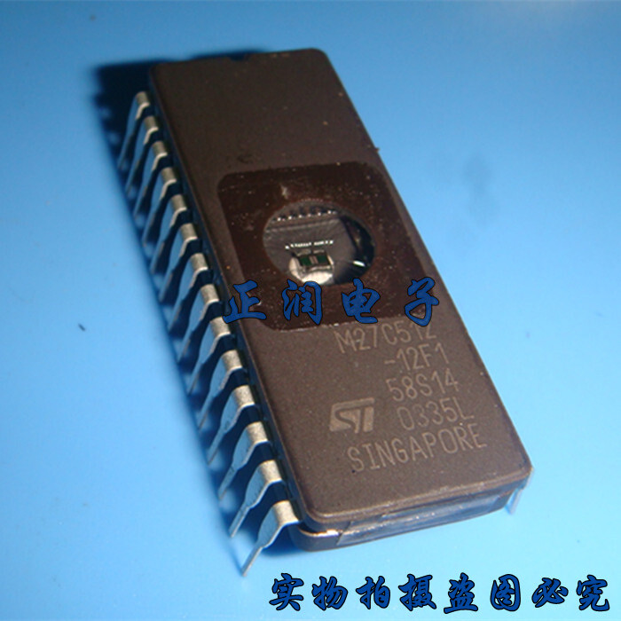 10pcs M27C512-12F1 M27C512 EPROMs ST