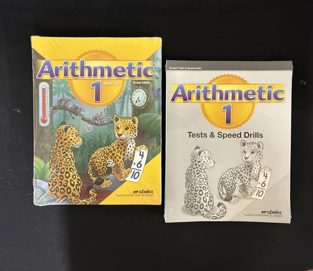 A Beka Arithmetic 1 Student Set - Unbound Student Worktext & Tests Speed Drills