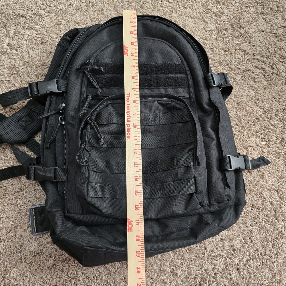 mercury tactical gear expandable Black Large backpack