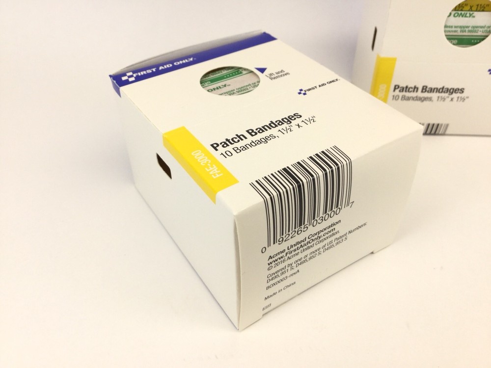 (X20) First Aid Only Patch Bandages, SmartCompliance 20 Refills(FAOFAE3000)