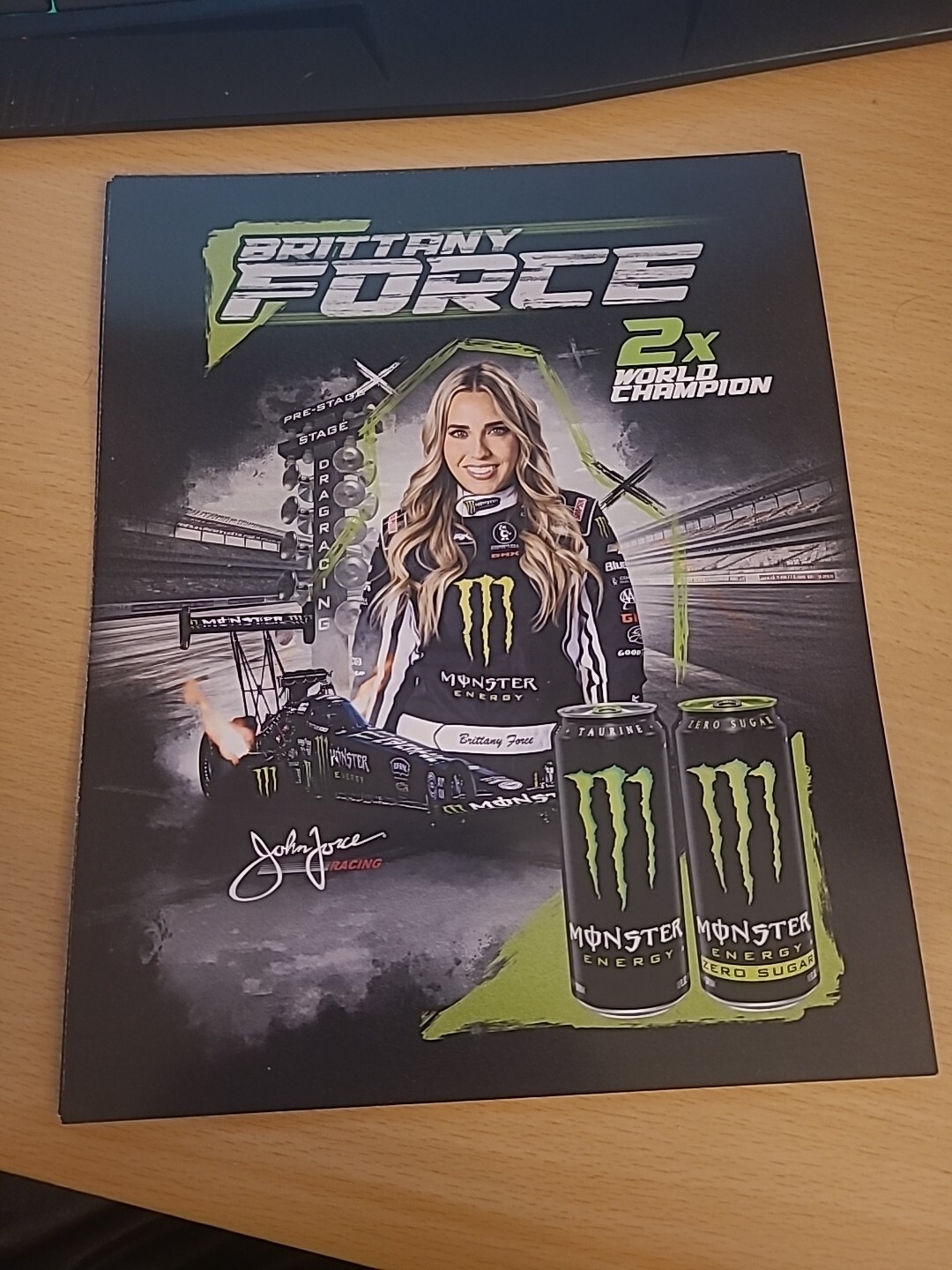 2024 Brittany Force NHRA Hero Card