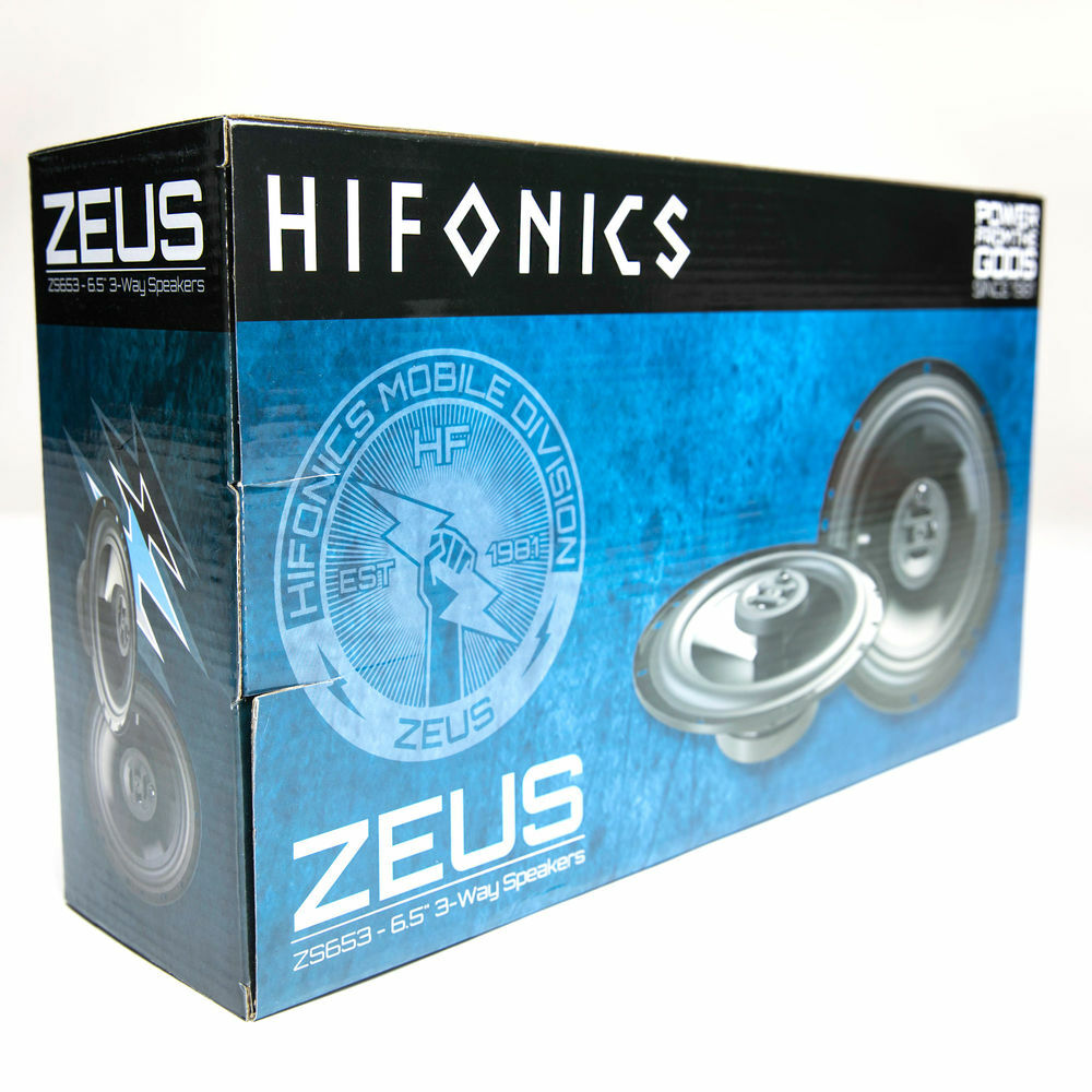 2) HIFONICS ZS693 6x9" 800W Car Coaxial Speakers + 2) ZS653 6.5" 600W Speakers