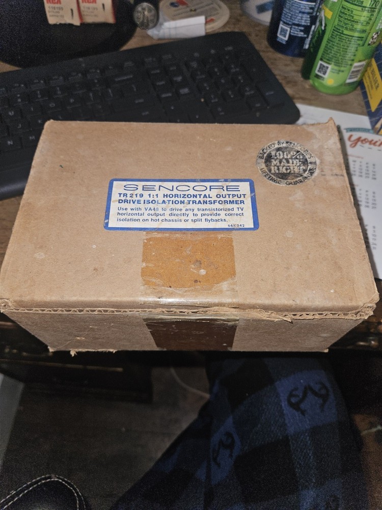 VINTAGE NOS SENCORE TR219 HORIZONTAL OUTPUT DRIVE ISOLATION TRANSFORMER VA48