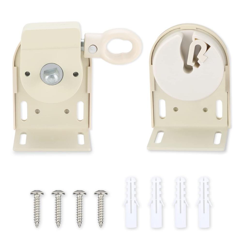 Cordless Crank Kit Roller Shade Replacement Brackets for Outdoor Blinds Pair