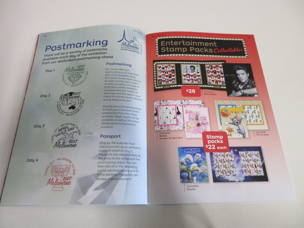 2017 Stamp Bulletin - WWI Centenary, Artists - Australia Post - 36 Pages - March