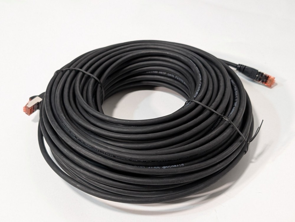 (4) Wirewin PKW-PIMP-KAT6 Weiss CAT6 Patch Cord, S/FTP, LSZH