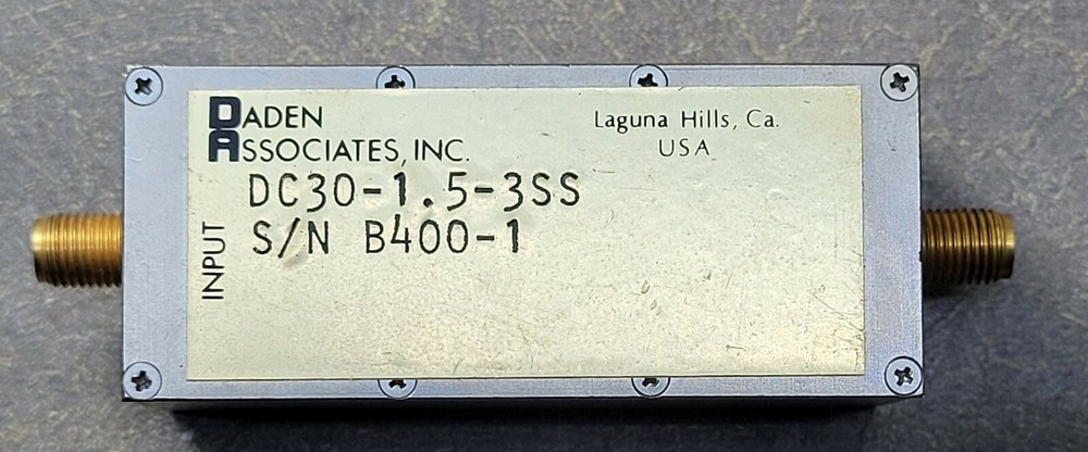 Daden Filter CD30-1.5-3SS