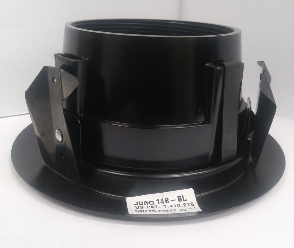 Juno Lighting 14B-BL 4" Baffle Black with Black Trim